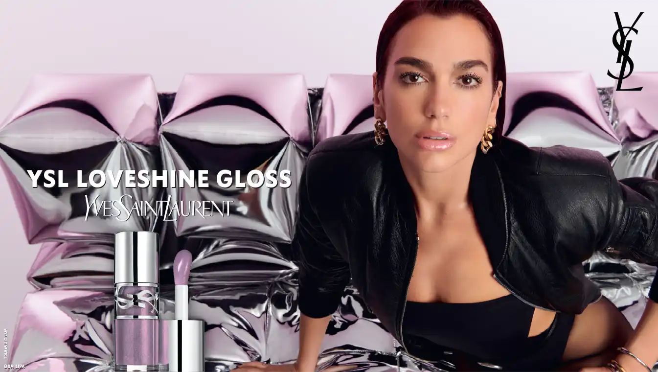 YSL Yves Saint Laurent Loveshine Gloss Street Poster Billboard