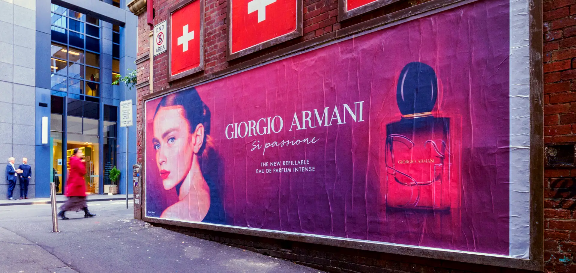Armani Billboard Duckplace