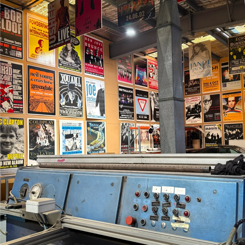 Rock Posters Print Production