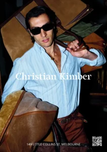 Christian Kimber Collins Street Melbourne street poster