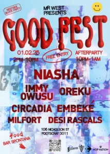 Mr West presents Good Fest poster