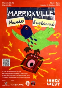 Marrickville Music Festival poster