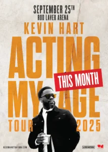 Kevin Hart Live Nation tour poster 2025
