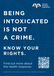 Victorian Aboriginal Legal Service poster
