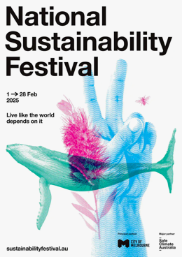 Safe Climate Australia Sustainability Festival Poster